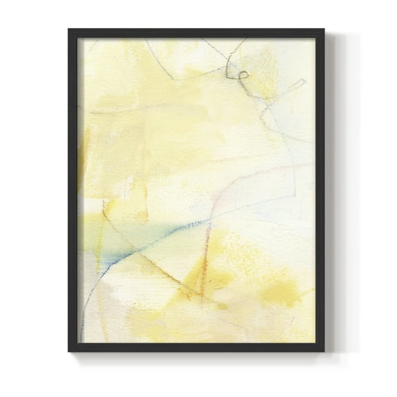 Barxan IV Framed Print in Black Solid Wood Framed Print No Nail Hanging