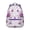 Purple-21, variant on Retro Wild Horse Pattern Student School Backpack with Foal and Pony Farm Floral Print Rainbow Design Book Bag
