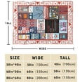 thumbnail image 4 of Nurse Blanket Flannel Throw Gift for Women Girlfriend Mother for All Seasons Super Soft Lightweight Comfortable Vintage Bed Sofa Couch Foldable Unisex 150x200 Red 60x80, 4 of 6