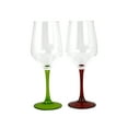 thumbnail image 2 of Three Star Import & Export GS7111 8.75 in. Wine Glass with Multicolor Stem Set, 6 Piece, 2 of 4