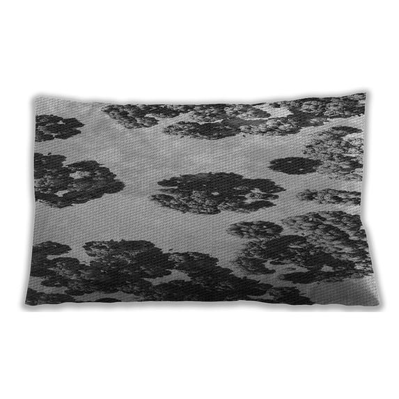 Ahgly Company Outdoor Rectangular Contemporary Lumbar Throw Pillow, 13 inch by 19 inch