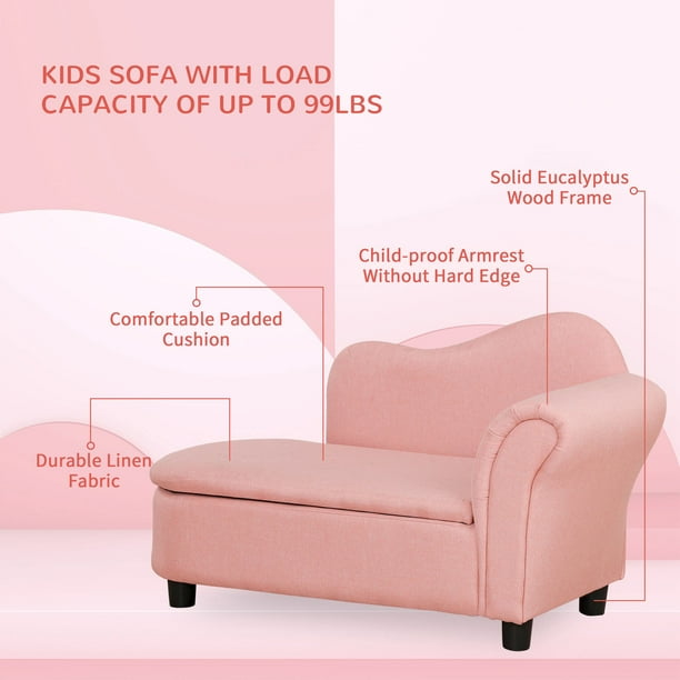 Kids couch cheap with storage
