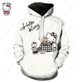 thumbnail image 1 of Hermosa sudadera morada de Hello Kitty para mujer, sudadera con capucha de alta calidad, sencilla, informal, holgada, de otoño, de gran tamaño, 1 of 1