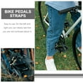 thumbnail image 4 of 1 par de correas ajustables para pedales de bicicleta, correas estabilizadoras antideslizantes para sillín de bicicleta, correa de reposapiés de repuesto universal., 4 of 8