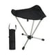 thumbnail image 3 of Taburete de camping Silla de camping Pequeña silla plegable para senderismo Pesca Barbacoa Negro, 3 of 8