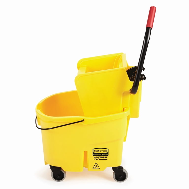 Rubbermaid 26-Quart WaveBrake Mop Bucket and Wringer photo 6