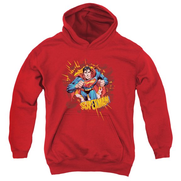 Superman - Sorry About The Wall - Youth Hooded Sweatshirt - Medium