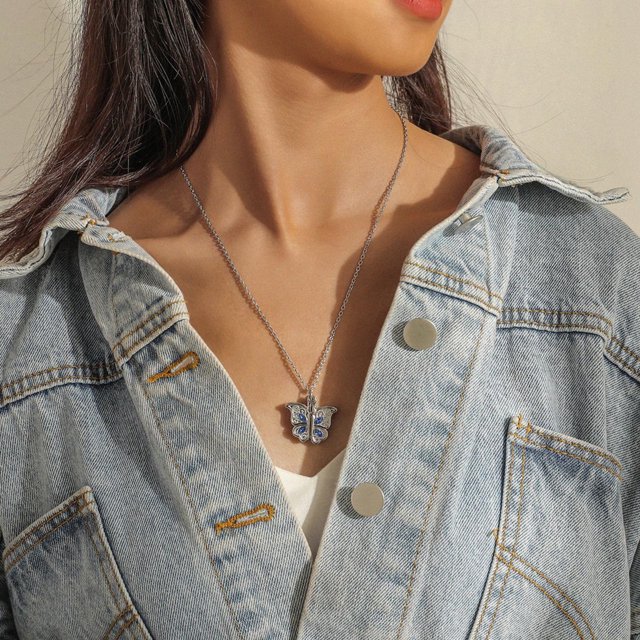 Collar para mujer, Joyas para mujer, Joyas para mujer que pueden abrir fotos. Collar en forma de corazón que puede contener fotos. Reloj de cuarzo.