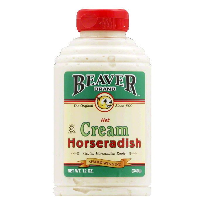 Beaver Cream Style Horseradish, 12 OZ (Pack of 6) by