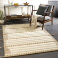 thumbnail image 4 of Hauteloom Abercarn Wool Living Room, Bedroom Area Rug - Bohemian, Transitional - Tan, Light Brown, Dark Red - 5' x 7'6", 4 of 9