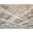 thumbnail image 2 of Drop-In, Glue-Up 2'x2' Faux Tin PVC Ceiling Tile , Weathered Copper, Sample, 2 of 3