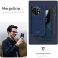 thumbnail image 7 of TUDIA MergeGrip Oneplus 11 Case (2023) Dual Layer Non-Slip Heavy Duty - Indigo Blue, 7 of 7