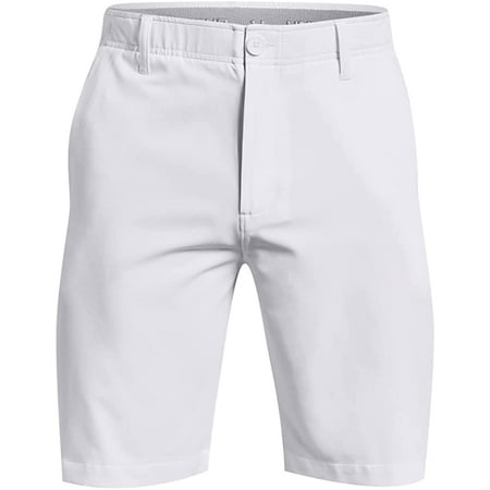 Under Armour Mens Drive Shorts White 100/Pitch Gray 42