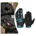 thumbnail image 4 of LOVIVER Full Finger Touchscreen Motorcycle Gloves Shock Absorption Anti-Slip Finger Black Blue M, 4 of 8