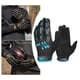 thumbnail image 4 of Guantes de motocicleta con pantalla táctil y absorción de impactos para ciclistas de montaña. Negro Azul M, 4 of 9