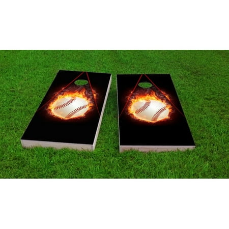 Baseball Bean Bag Board - Custom Cornhole Boards Baseball Cornhole Game Set