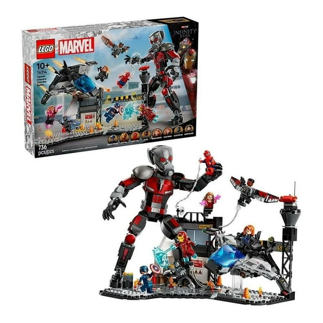 Set LEGO Super Heroes Gran Batalla de Capitán América: Civil War 76314