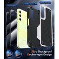 thumbnail image 2 of LeYi for A25 5G Case, Phone Case Glalxy A25 with [2 Pack] Screen Protectors for Men Women, Dual Layer Protective Hard PC Back & Soft Bumper Resilient Shock Absorb Case for Samsung A25 5G, White, 2 of 8