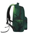 thumbnail image 3 of Wukai Green Night Sky Moon Branches Laptop Backpack Casual Travel Backpack Large School Bag for College, Business,Travel-One Size, 3 of 5