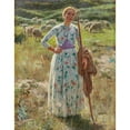 thumbnail image 2 of Gari Melchers 15x18 Black Ornate Wood Framed Double Matted Museum Art Print Titled - Joan of Arc, 2 of 5