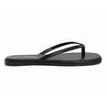thumbnail image 2 of Chanclas Rihero de piel negra para mujer, talla 8, 2 of 6