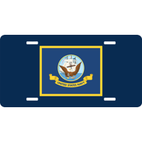 U.S. Navy Flag License Plate