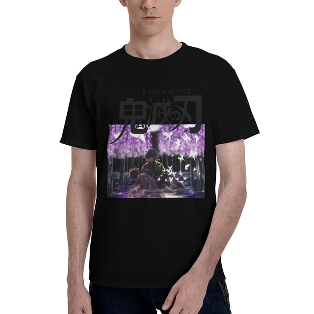 Camiseta de Manga Corta para Hombres Kimetsu no Yaiba