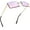 04 Purple Pink, variant on Vintage Rimless Sunglasses Rectangle Frameless Candy Color Glasses Women Men B2642