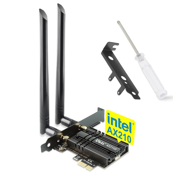 Tarjeta WiFi Ubit 6E 5400 Mbps para Intel PCIe con BT 5.2 Windows