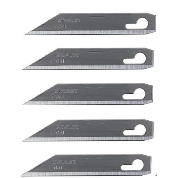Stanley 11-041 Utility Knife Replacement Blades for # 10-049 Cutter - Quantity of 5