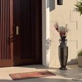 thumbnail image 3 of HOSLEY Decorative Embossed Metal Floor Vase, 26-Inch, for Artificial Flowers and Greenery, 3 of 12