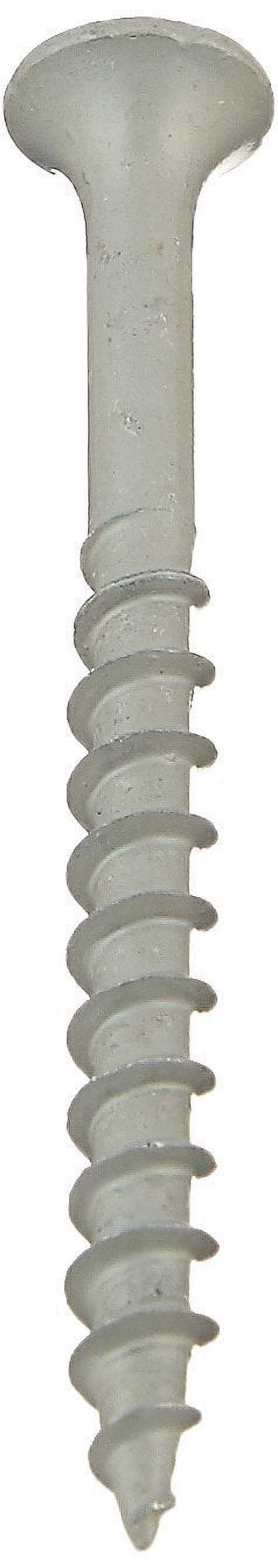 Hillman 48384 Exterior Wood Screw #8 x 2 inch 1 lb. Gray