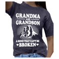 thumbnail image 2 of Blmnix Gray Summer Tops for Women Trendy Short Sleeve Loose Grandma Graphic Crew Neck T-Shirts Casual Blouses, 2 of 8