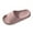 Pink, variant on Xfvqtps Shower Shoes for Womens Thick Sole Stripe Solid Color Non Slip Soft Cushioned House Bathroom EVA Slides Slippers Green