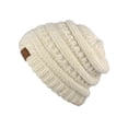 thumbnail image 2 of C.C Women's Chenille Soft Warm Thick Knit Beanie Cap Hat-Beige, 2 of 4