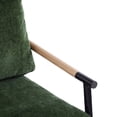 thumbnail image 6 of EUROCO 26.38"W Modern Accent Chair,Upholstered Modern Lounge Arm Chair with Plush Cushions, Minimalist Metal Frame and Wooden Armrest Design,Reading Leisure Chair for Living Room,Waiting Room,Green, 6 of 7