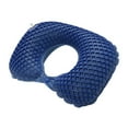 thumbnail image 2 of Almohada de viaje para el cuello, ergonómica, portátil, cómoda, tipo prensa, ultraligera, en forma de U. Azul marino, 2 of 9