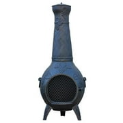 Cast Iron Grape Chiminea, Black
