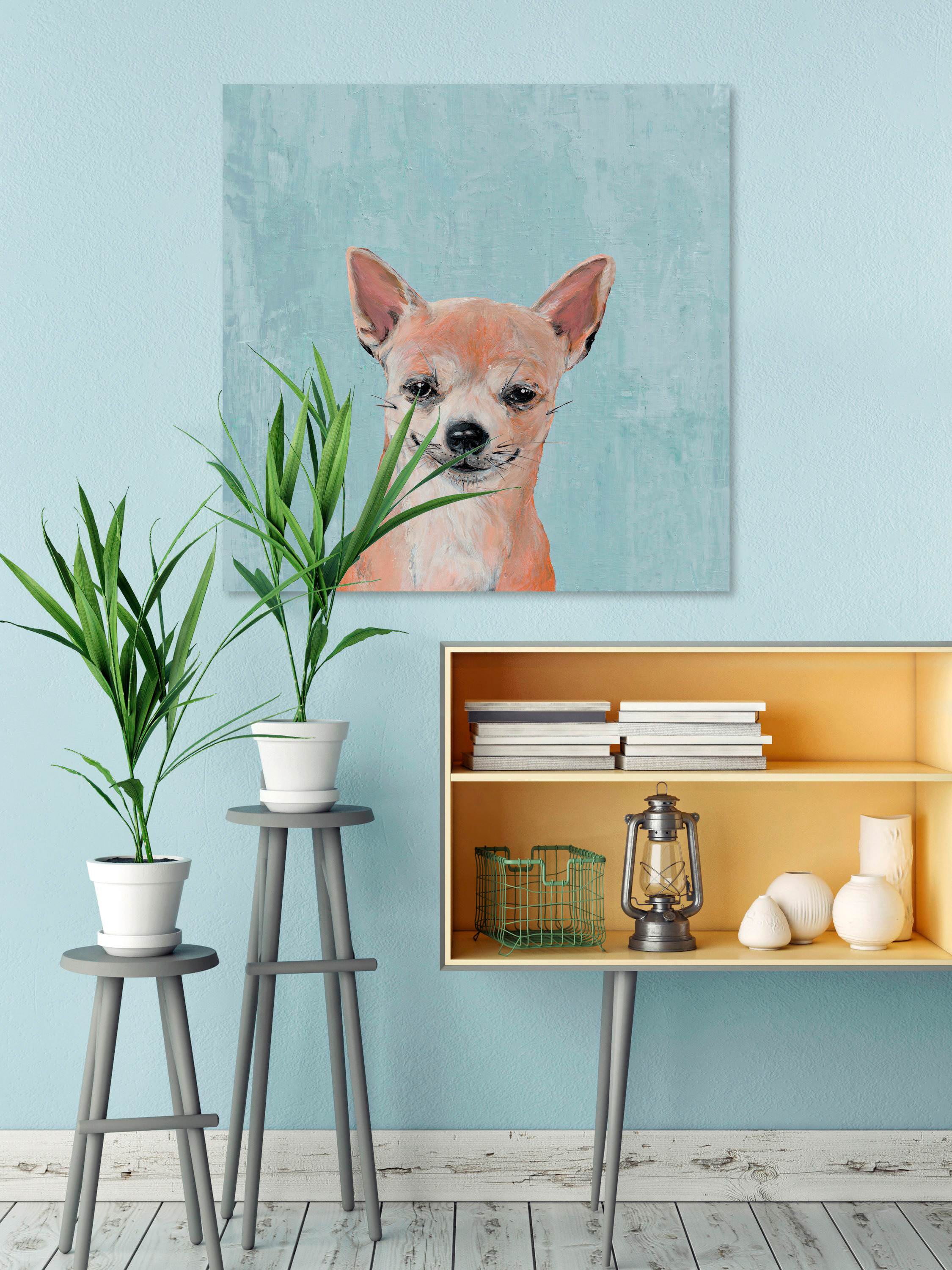 Marmont Hill "Sad Eyes" Painting Print on Wrapped Canvas