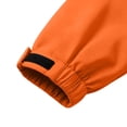 thumbnail image 5 of Kalauyu Mens Hood Windproof Rain Jacket Lined Drawstring with Multi Flap Pocket Water Resistant Hiking Daily Spring Fall Outdoor Coat Tops, 5 of 6