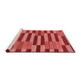 thumbnail image 2 of Ahgly Company Machine Washable Indoor Square Abstract Red Modern Area Rugs, 5' Square, 2 of 4