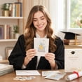 thumbnail image 6 of THOPBPRK Graduation Greeting Cards Assorted Set for High School College Commencement Celebration Commemorative Stationery for Grad Party Favors StudentRecognition and Teacher Appreciation, White, 6 of 6