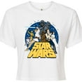 thumbnail image 3 of Star Wars - Luke and Friends Retro Group - Juniors Cropped Tee, 3 of 5