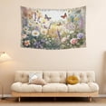 thumbnail image 2 of Tapestry Wall Hanging,Nature Floral Garden Tapestries for Dorm Living Room Bedroom Decor,Boho Wall Art,Sofa Cover,Photo Background, 80"x60", 2 of 8