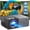 Gray, variant on WiFi & Bluetooth 4K Projector, LCD Technology 1080P Movie Projector with 100" Screen, Sleep Timer