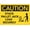 Warning Sign 4, variant on Caution Sound Horn at Blind Intersection Sign, 8"x12" Rust-Free Aluminum Sign, Indoor Outdoor Fence Yard Sign