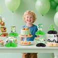 thumbnail image 3 of Garbage Truck 4th Birthday decor 8pcs Green Dump Everything I’m 4 Honeycomb Centerpieces Trash Truck Table Decor Rubbish Truck Fourth Birthday Decor Waste Management Recycling Bin Party Supplies, 3 of 5