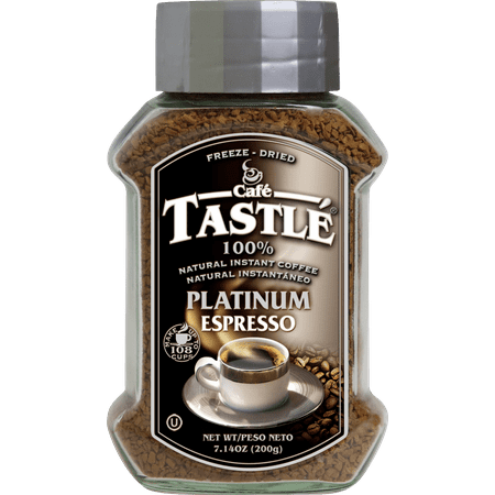 Cafe Tastle Platinum Espresso Freeze-Dried Instant Coffee, 7.14