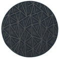 thumbnail image 1 of Furnish My Place Indoor Floor Rug - 10 ft. Round, Navy, Geometrical Print, Customized Area Rug for Bedrooms, Hallways, Living Rooms, 1 of 5