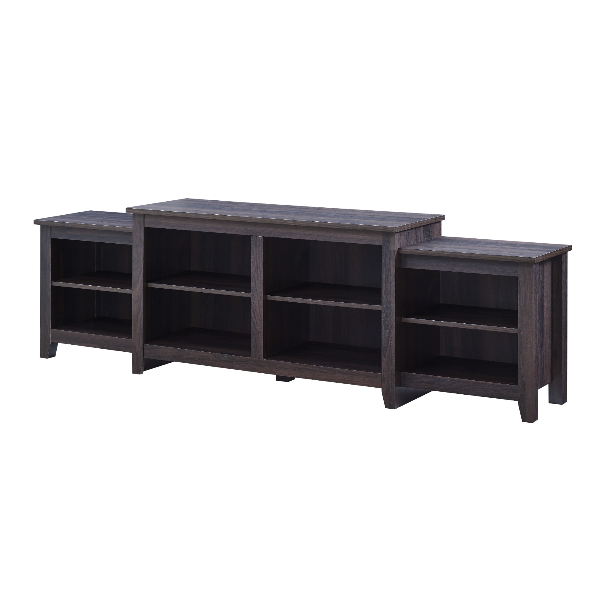 Walker Edison Transitional Farmhouse TV Stand for TVs up to 85", Espresso
